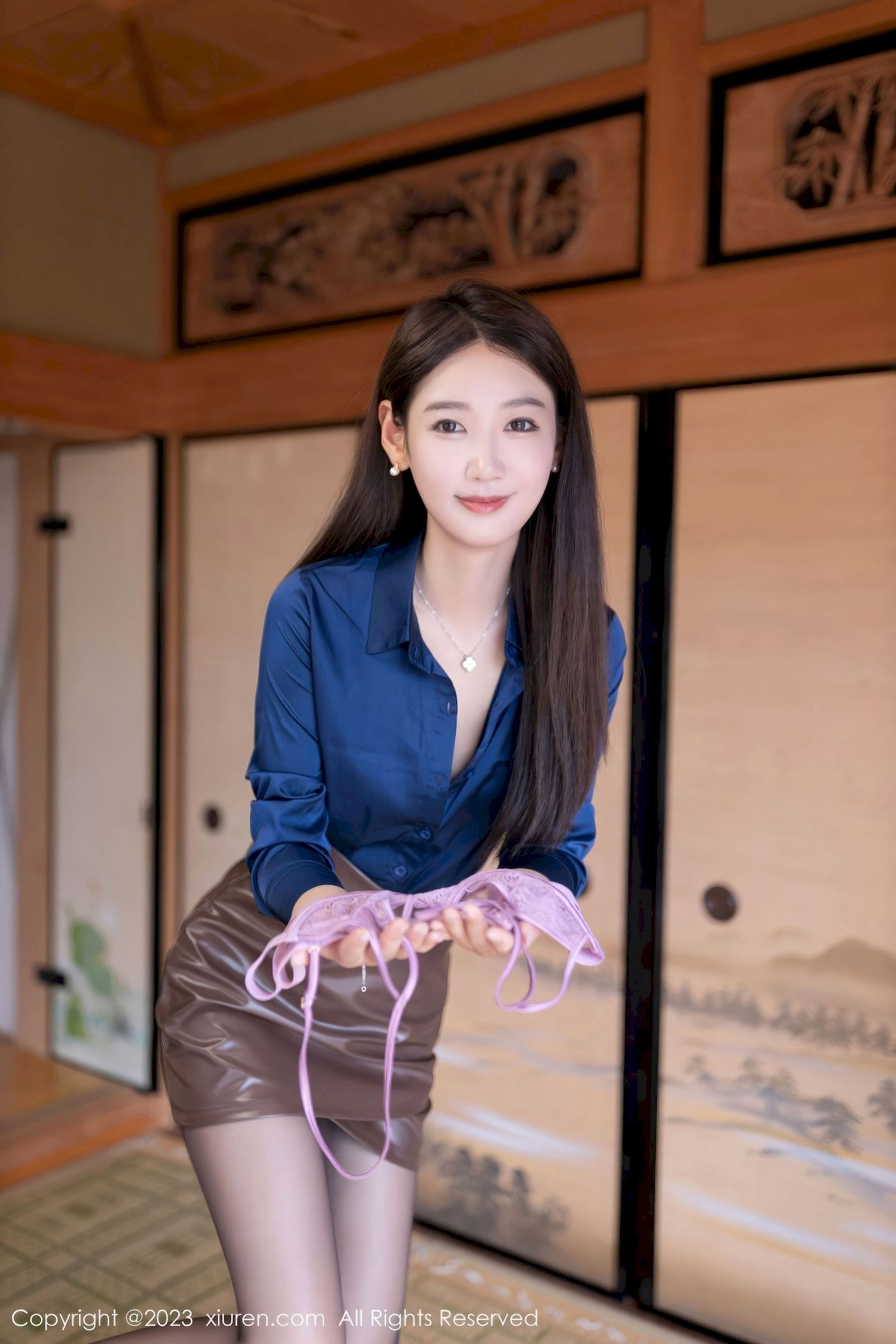 唐安琪 - 内衣推销员角色济州岛旅拍